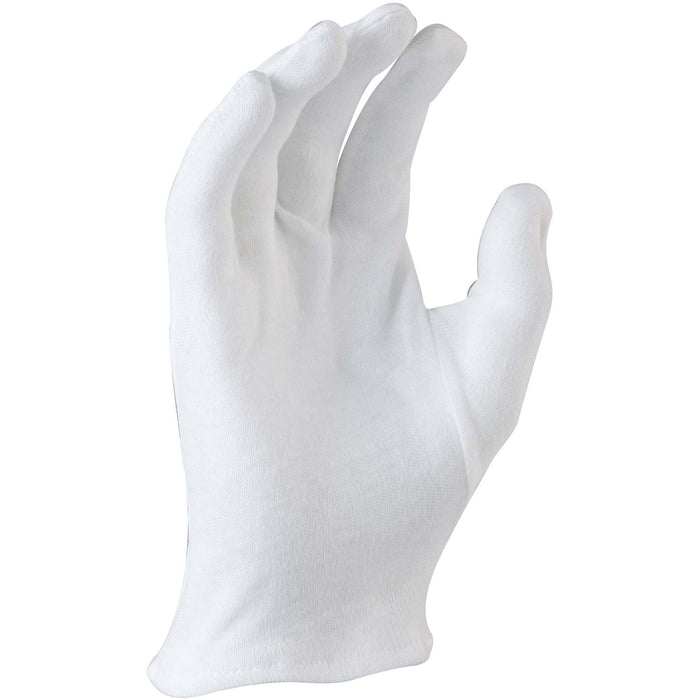 Maxisafe Cotton Interlock  Hemmed Cuff Mens Gloves GCI100-L