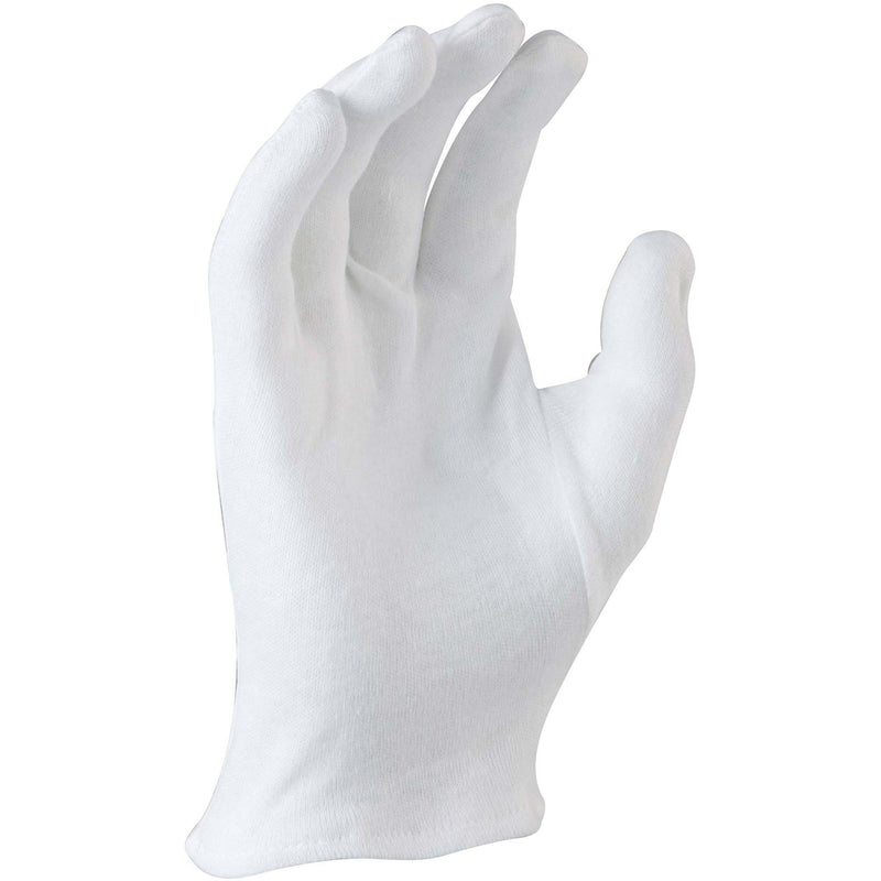 Maxisafe Cotton Interlock  Hemmed Cuff Ladies Gloves GCI100-S