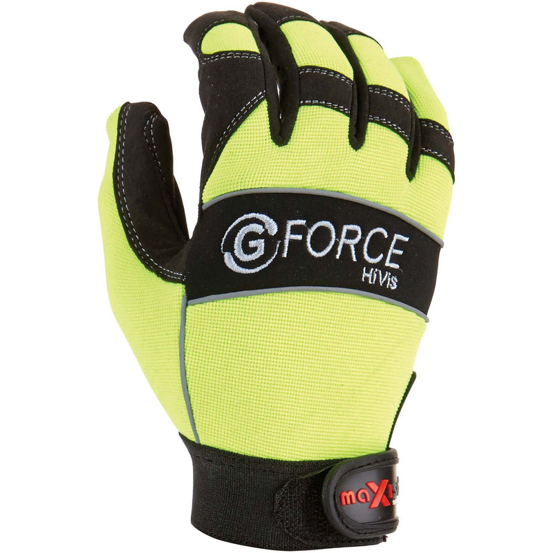 Maxisafe G-Force HiVis Mechanics Glove