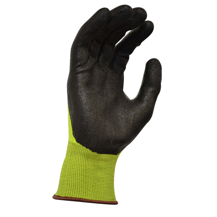 Maxisafe Black Knight Gripmaster HiVis Synthetic Coated Gloves