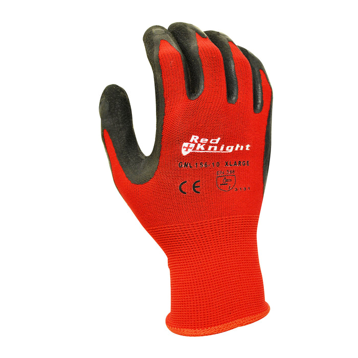 Maxisafe Red Knight Gripmaster Synthetic Coated Gloves