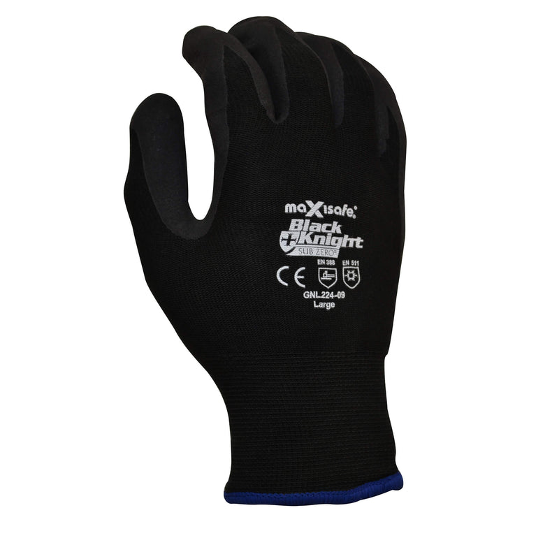 Maxisafe Black Knight Sub Zero Synthetic Coated Gloves