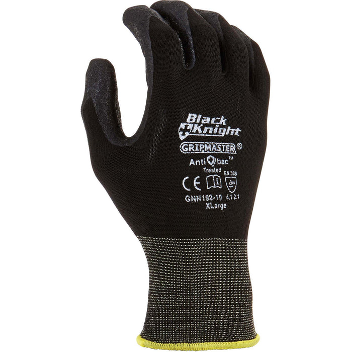 Maxisafe Black Knight Gripmaster Synthetic Coated Gloves