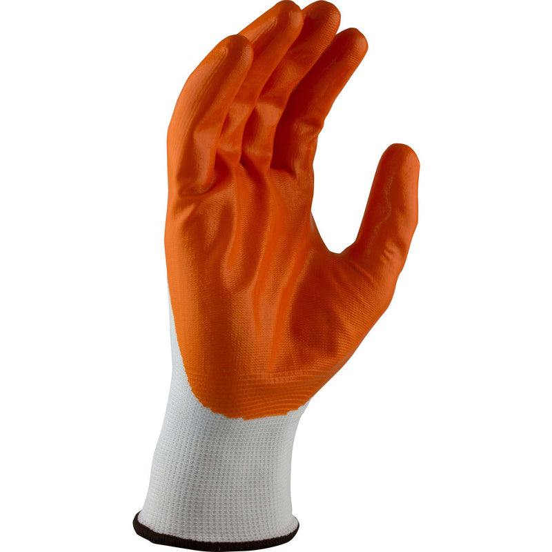 Maxisafe Red Nitrile Coated Polyester Synthetic Coated Gloves Pack of 5 pairs