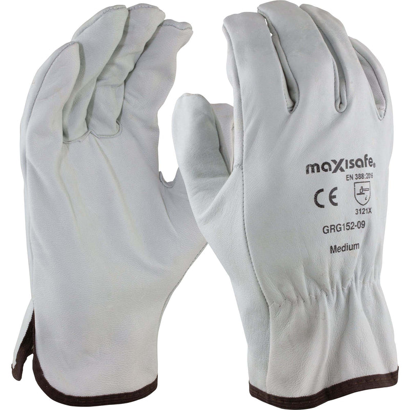 Maxisafe Economy Full Grain Rigger Glove, Retail Carded