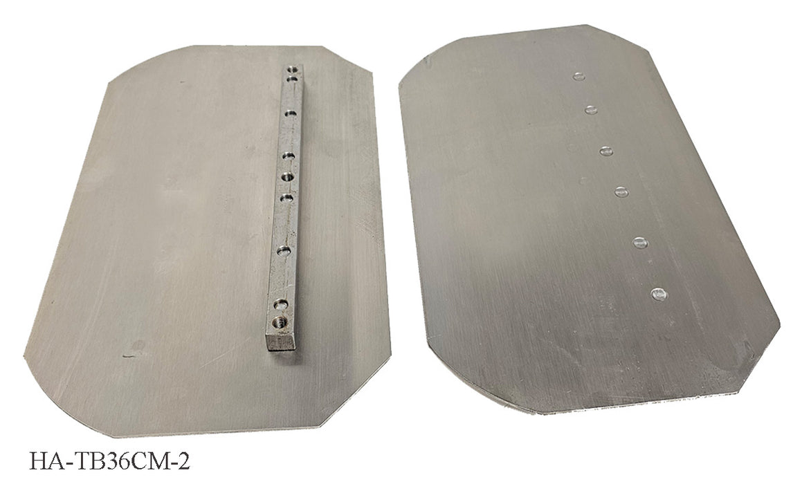 Hoppt Trowel Blade Combination 36" Metric (Set 4) C/W Bolts - TB36CM-2