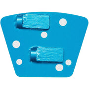 Thor Tools Trapezoid Bolt-On 2 Half 10mm PCD with Segment buffers HD2PCD10-RH - Betontools Australia