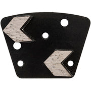 Thor Tools Trapezoid Bolt-On Double Arrow Segment Hard Bond HDAH-2-30 - Betontools Australia