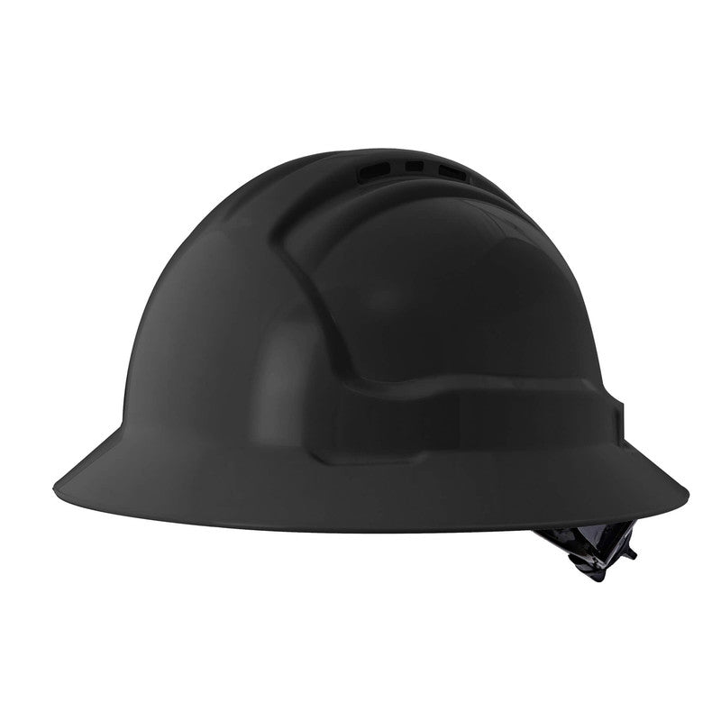 Maxisafe Tuffgard FullBrim Hard Hat - Ratchet Harness - Vented