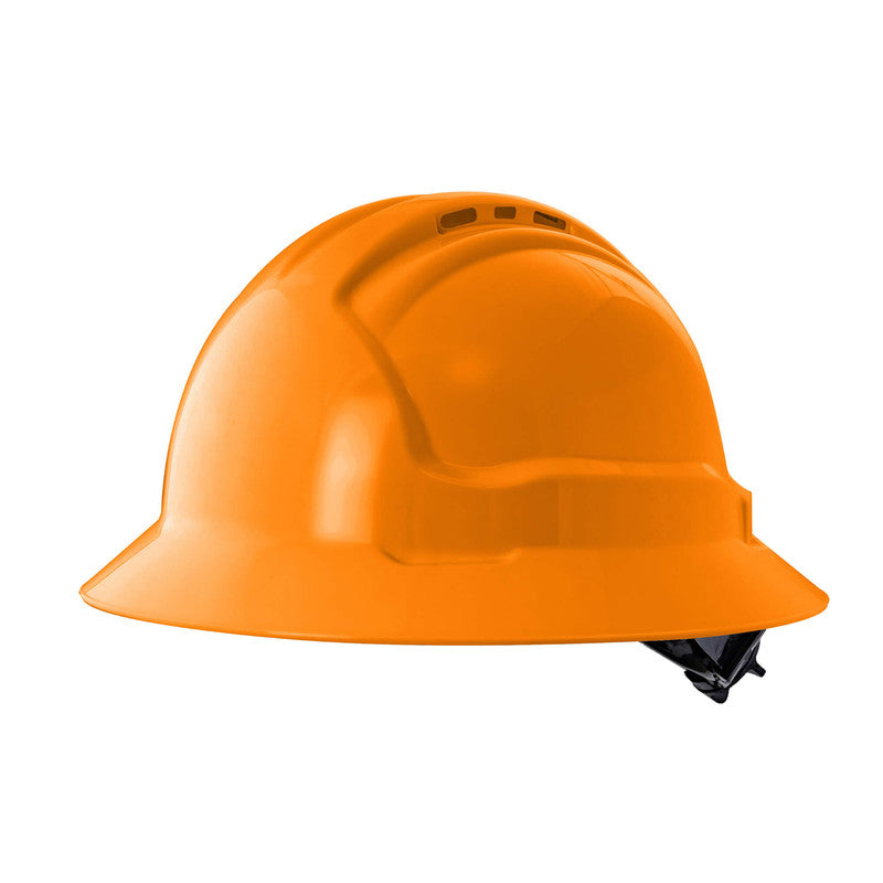 Maxisafe Tuffgard FullBrim Hard Hat - Ratchet Harness - Vented