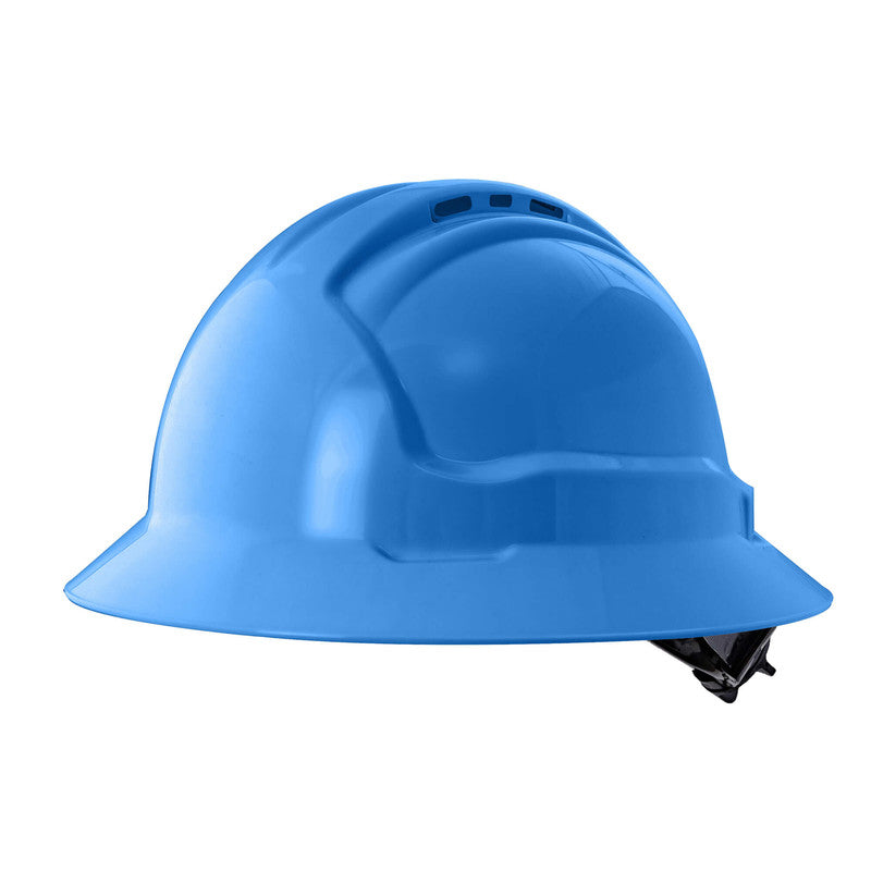 Maxisafe Tuffgard FullBrim Hard Hat - Ratchet Harness - Vented