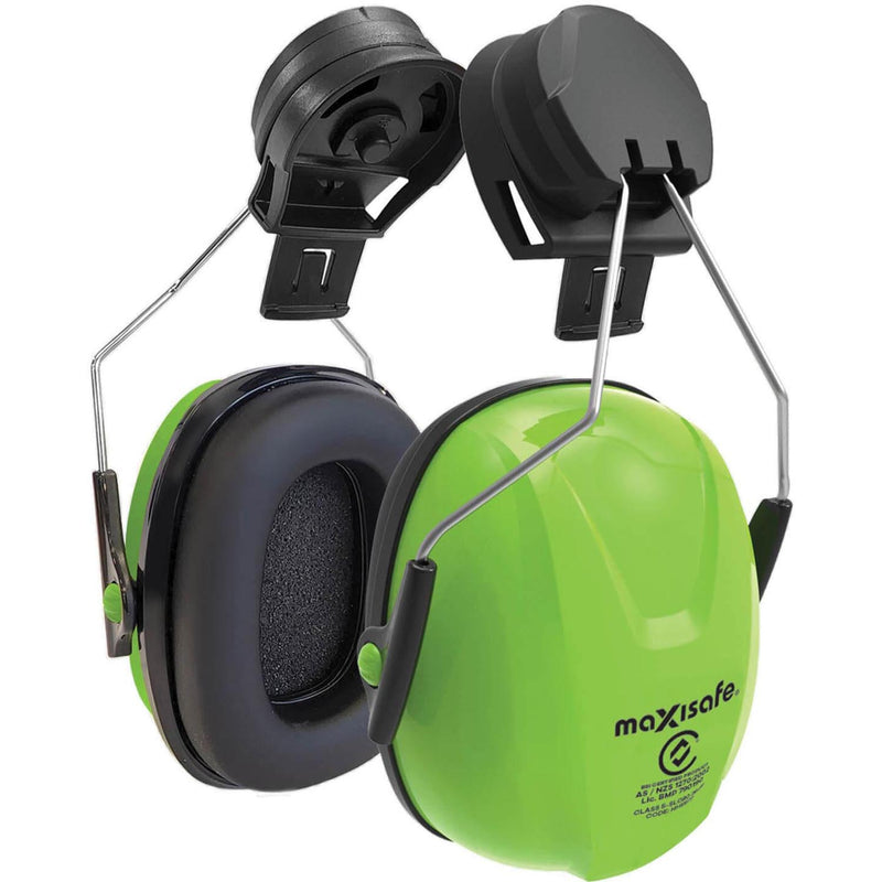 Maxisafe Maxisafe Helmet Mounted Earmuffs 26dB - Class 5 - HHE672