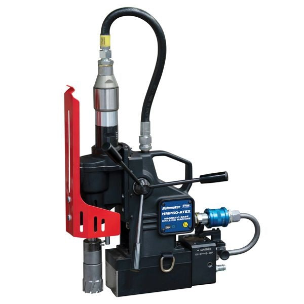 Holemaker 50mm X 45mm Air 50, 2MT Pneumatic Magnetic Base Drill, Atex 11 Certified