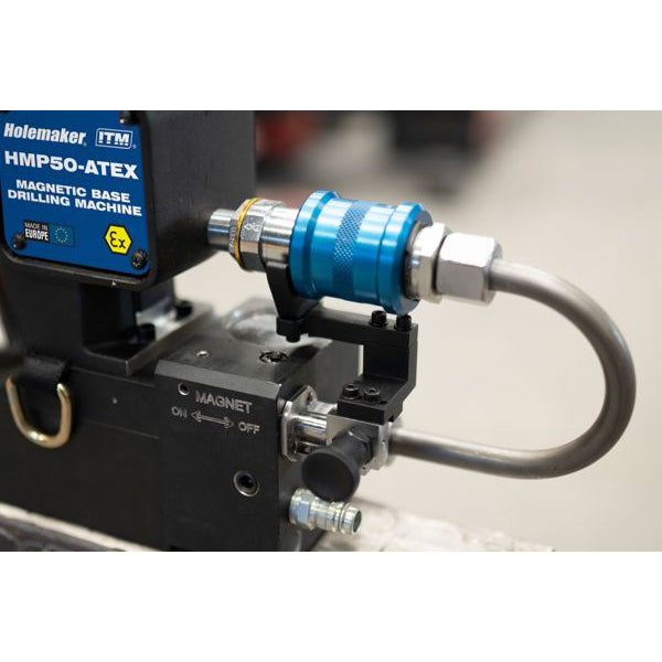 Holemaker 50mm X 45mm Air 50, 2MT Pneumatic Magnetic Base Drill, Atex 11 Certified