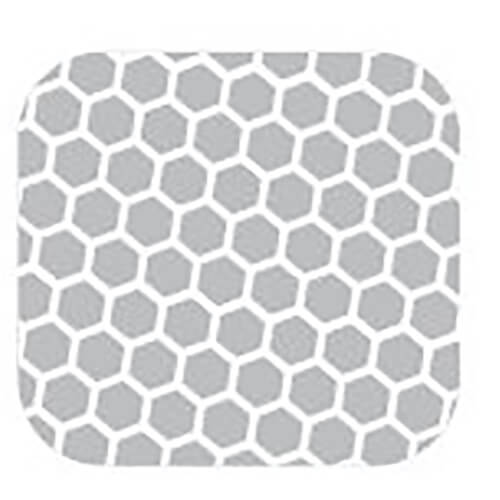 Maxisafe E-PRO Radius Reflective Stickers Silver - 10 Pack  - HSR1301