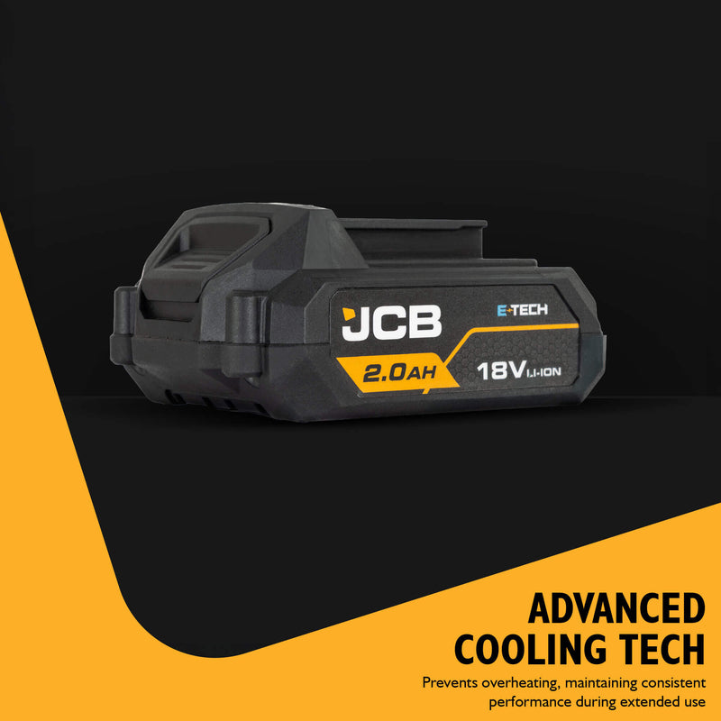 JCB 18V 2.0Ah E-TECH Li-Ion Battery for JCB 18V Cordless Tools