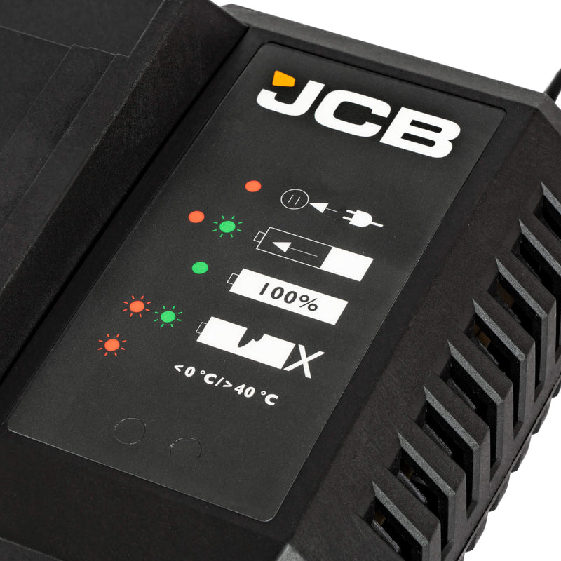 JCB 18V 9A Super Fast Charger for JCB 18V Li-Ion Batteries
