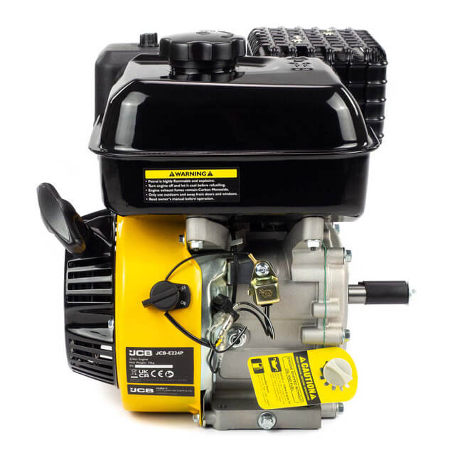 JCB PROFESSIONAL TOOLS Petrol Engine 224CC 7.5HP 4-stroke Recoil Start 19.05mm Horizontal Shaft
