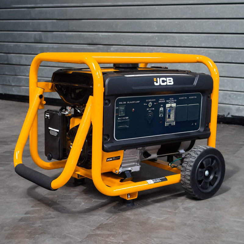 JCB G3600P 3.6kW Petrol Generator with Wheel Kit