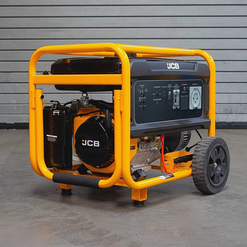 JCB G8000PE 7.9kW Petrol Generator with Wheel Kit