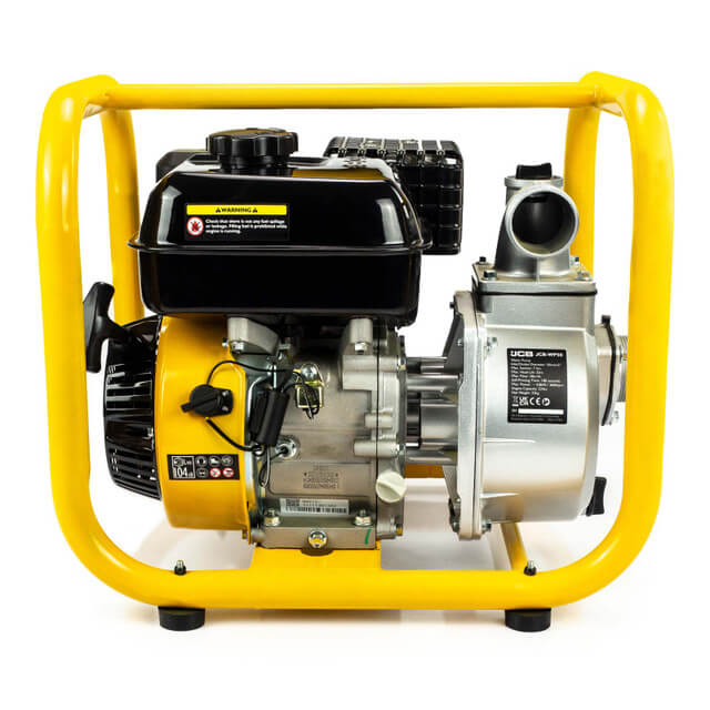 JCB PROFESSIONAL TOOLS Petrol 224CC Recoil Start 4-stroke Engine 50mm Inlet Outlet Fresh Water Pump