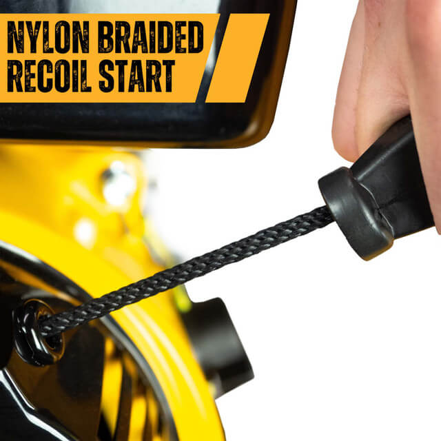 JCB PROFESSIONAL TOOLS Petrol 224CC Recoil Start 4-stroke Engine 50mm Inlet Outlet Fresh Water Pump