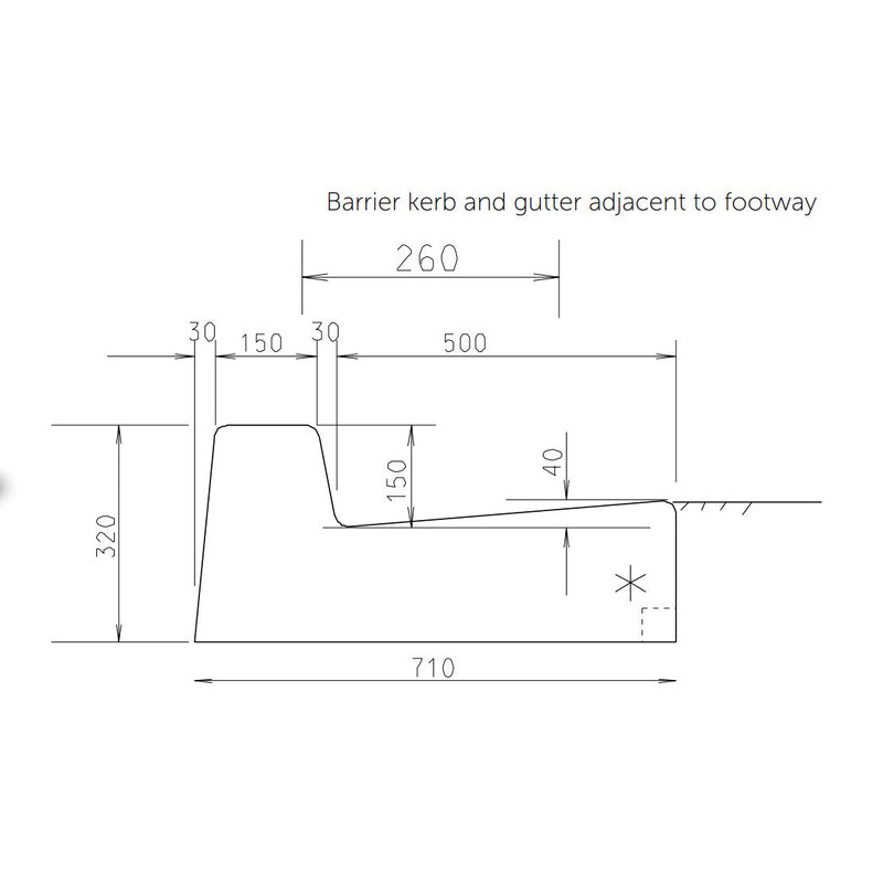 Masterfinish by AG Pulie Kerb & Gutter Profile Trowel KGT