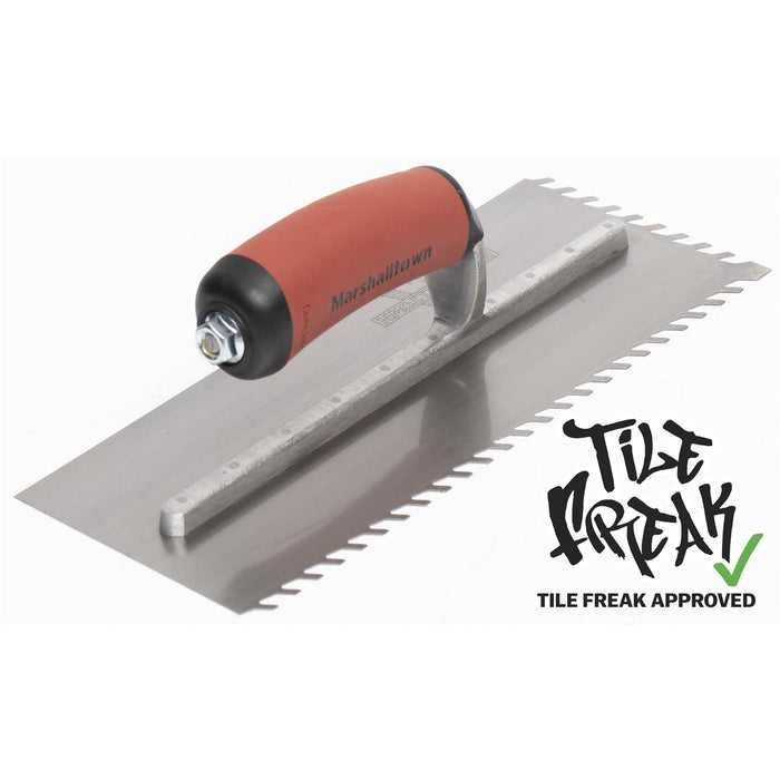 Marshalltown 406mm x 102mm Blade Tilers LayFlat 10mm Notched Trowel LF3816SD