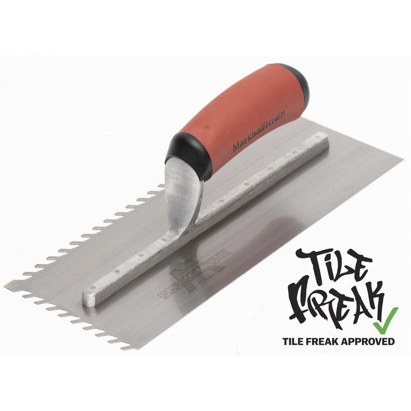 Marshalltown 279mm x 114mm Blade Tilers LayFlat 13mm Notched Trowel LF1211SD