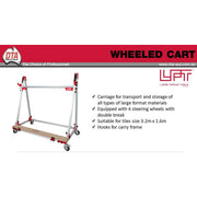 DTA Wheeled Cart For Large Format Tiles - LFWSC - Betontools Australia