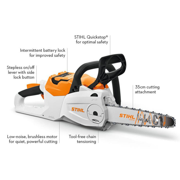 STIHL MA04 011 5839 MSA 80 Battery Chainsaw AK System - Skin Only