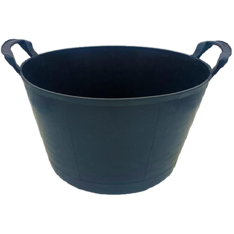 Masterfinish 23L Black Construction Rubber Bucket - MFRB-23