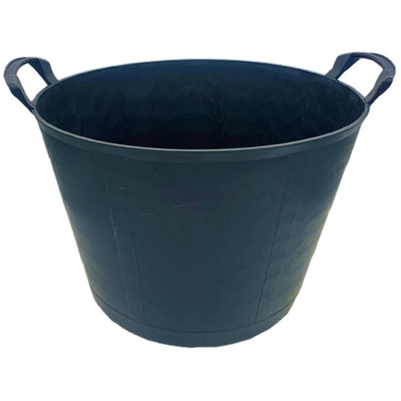 Masterfinish 42L Black Construction Rubber Bucket - MFRB-42