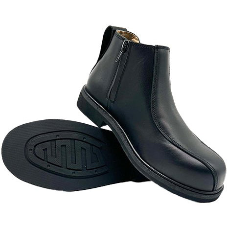 Maxisafe Cougar Executive Side Zip Black Leather Boot Composite Toe - MILAN