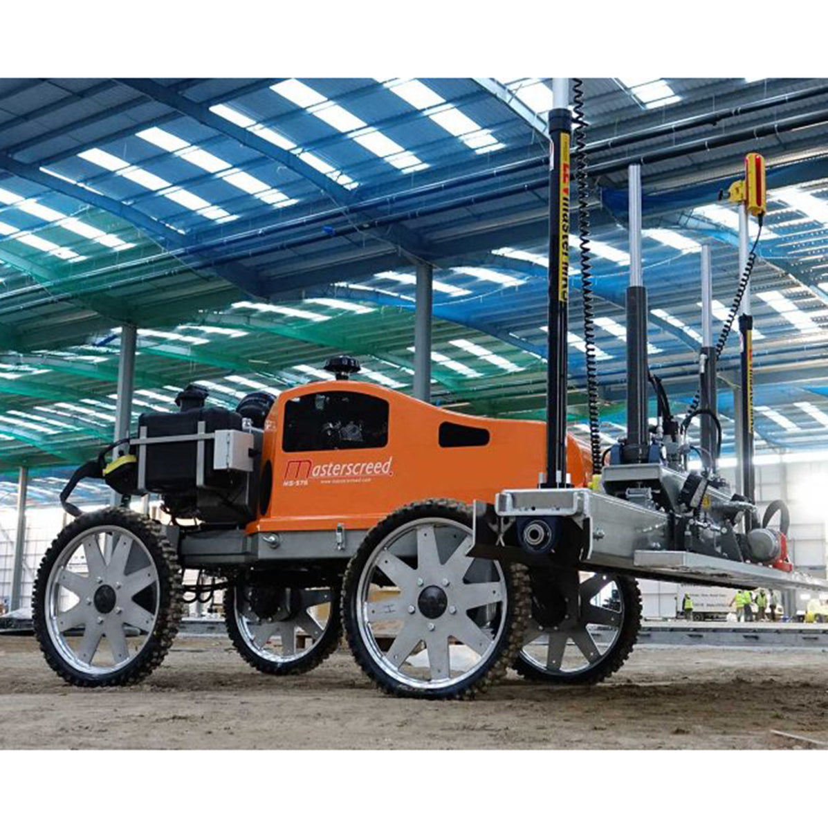 Masterscreed Small Range Robotic Screed with Plough, Auger and Vibrator ...