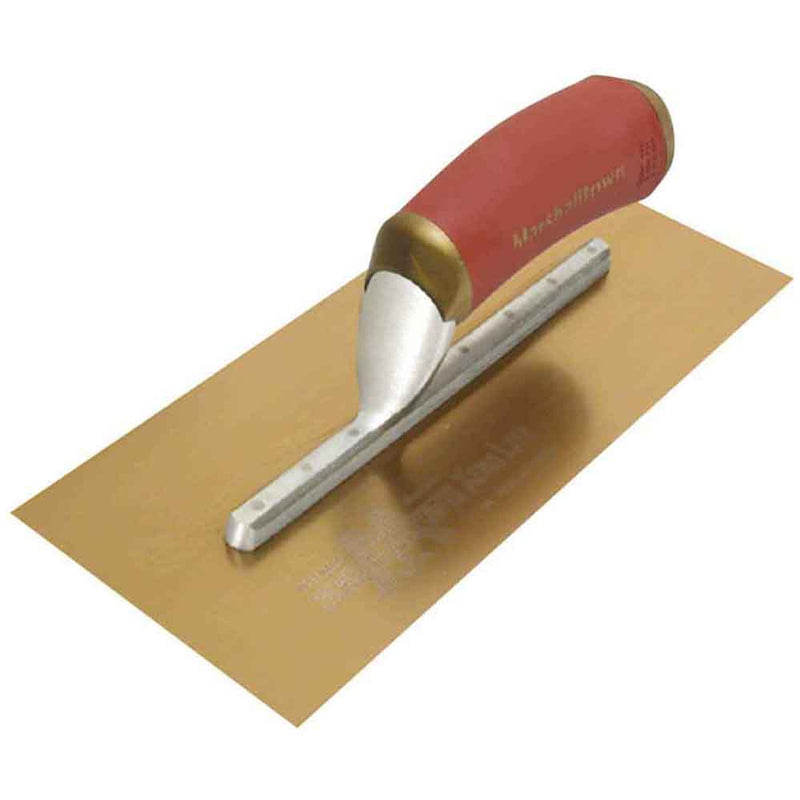 Marshalltown 356 X 127mm Finishng Duraflex Gold Stainless Steel Durasoft Handle Trowel - 4471DFD - 14471