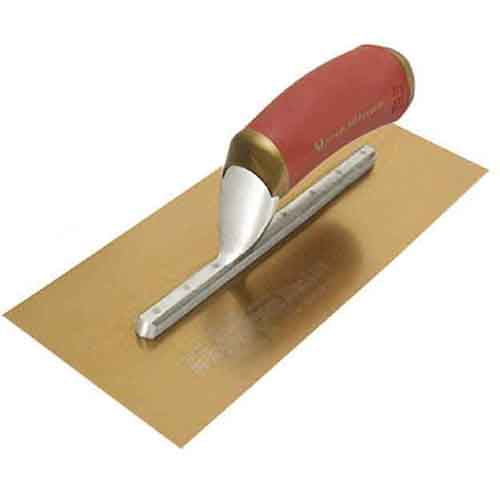 Marshalltown 305X127mm PermaShape Flat Gold with DuraSoft Handle Finishing Trowel - 7GSFPD - 12168