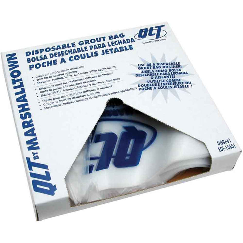 Marshalltown Disposable Grout Bag - 50 Pcs Box - DGB661 - 16661