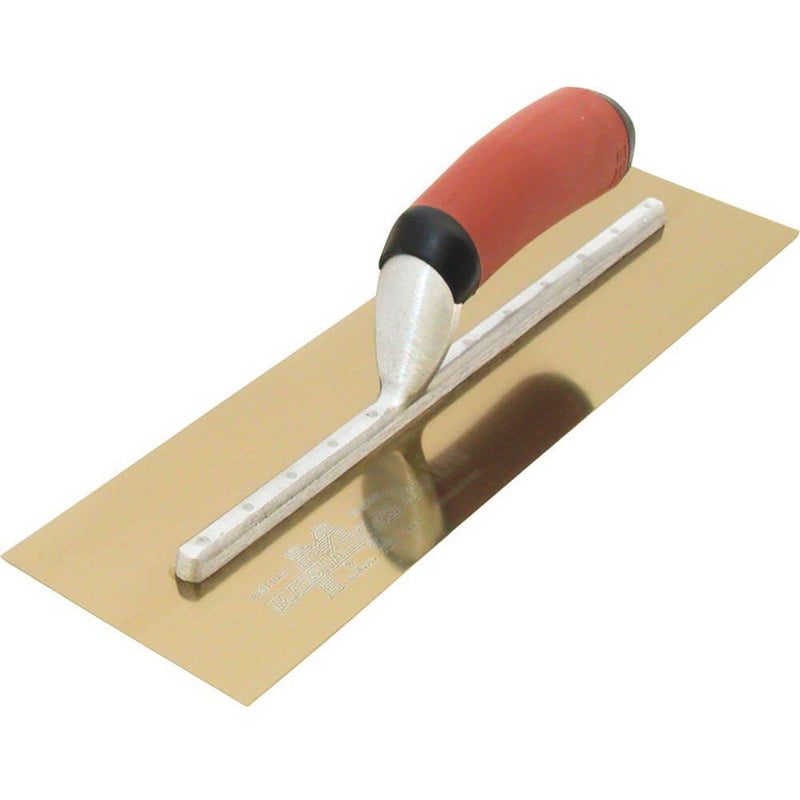 Marshalltown 406 X 127mm Finishing Golden Stainless Steel Durasoft Handle Trowel - MXS165GD - 13425