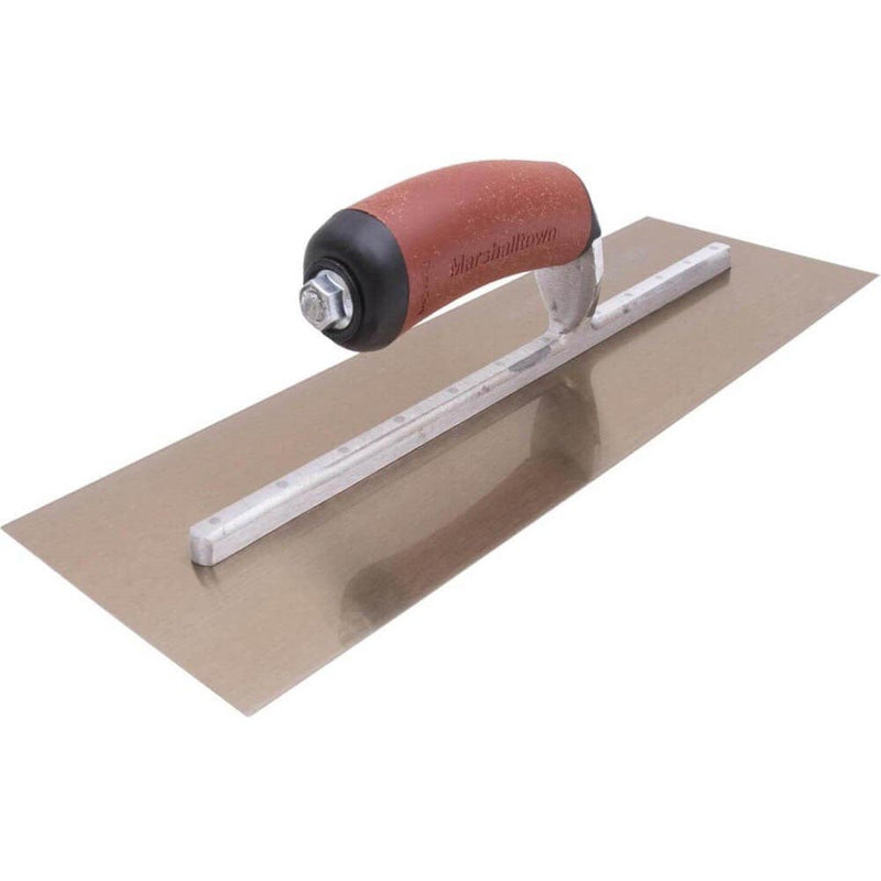 Marshalltown 457mm x 127mm Golden Stainless Steel Finishing Trowel with DuraCork Handle - MXS815GDC - 28500