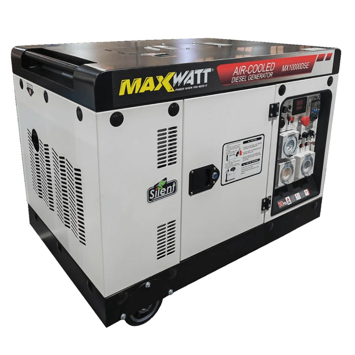 MaxWatt 10kVA Air Cooled Diesel Generator - MX10000DSE