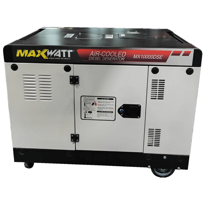 MaxWatt 10kVA Air Cooled Diesel Generator - MX10000DSE