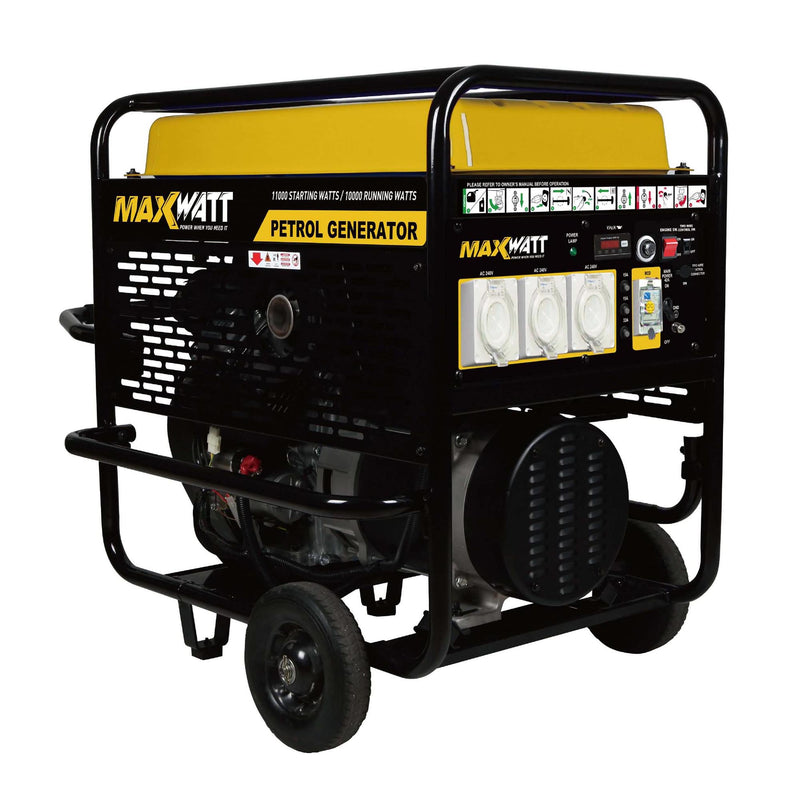 MaxWatt 13.5kVA Open Frame Generator Electric Start with 2 wire Auto Start - MX13000AS