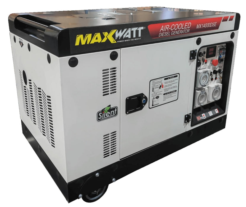 MaxWatt 13kVA Air Cooled Diesel Generator - MX14000DSE