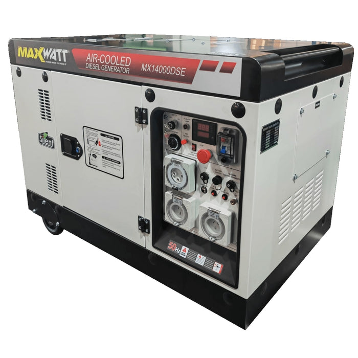 MaxWatt 13kVA Air Cooled Diesel Generator - MX14000DSE