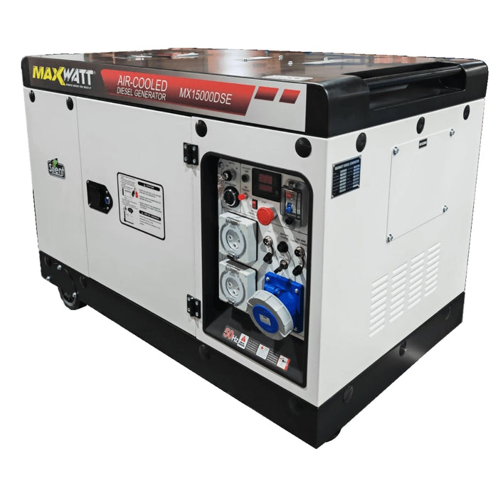 MaxWatt 15kVA Air Cooled Diesel Generator - MX15000DSE