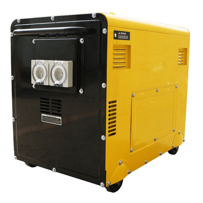 MaxWatt 6kVA Air Cooled Diesel Generator with 2 Auto Start - MX6000DAS