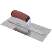 Marshalltown 279 X 121mm Stainless Steel Finishing Trowel - Durosoft Handle - MXS3SSD - 13465 - Betontools Australia