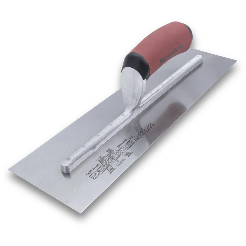 Marshalltown 356x121 mm High Carbon Steel Finishing Trowels - DuraSoft® Handle - MXS73D - 13233