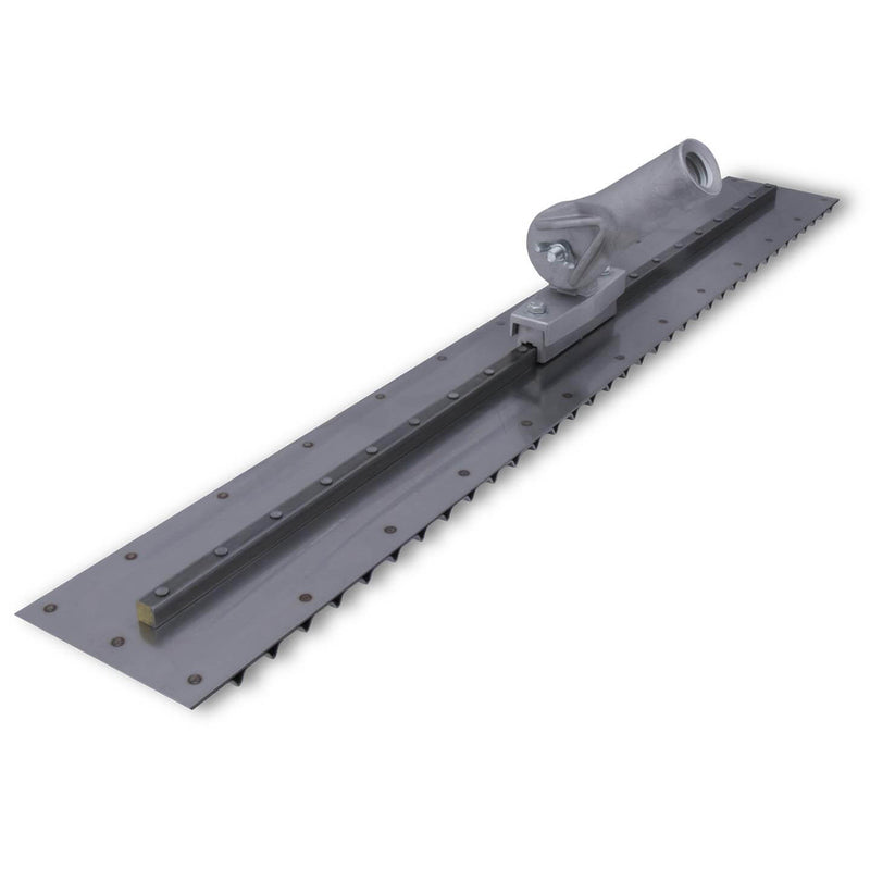 Marshalltown Fresno Trowel, 914 x 127mm Multi Groove 25mm Space Square End - MGF361
